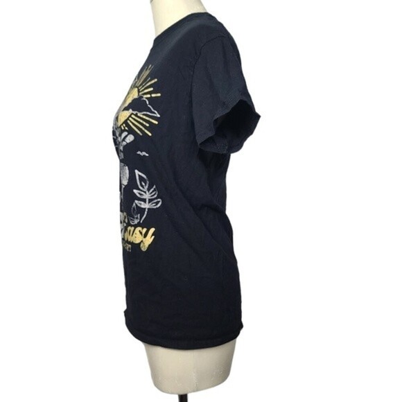 ODM Take It Easy Life's Too Short Gardening Skeleton Graphic Crewneck T Shirt S - Picture 6 of 8